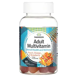 Мультивітаміни для Дорослих Adult Multivitamin - 60 жувальних цукерок
