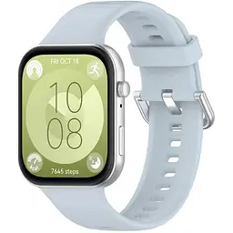 Ремінець DK для Huawei Watch Fit 3 Silicone Sport Classic (017792) (grey) - мініатюра 2