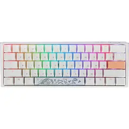 Клавіатура Ducky One 3 Mini Cherry MX Red RGB White (DKON2161ST-RUAPXPWWWSC1) UA [125719]