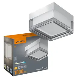 LED світильник Videx IP65 квадратний BHD02 9W 2800-4000-6000K білий (VL-BHD02-09CWW)