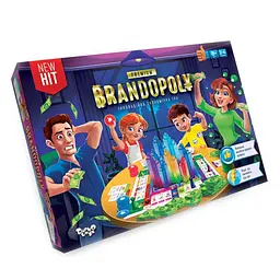 Дитяча настільна гра "Брендополія Premium" Danko Toys det0004759