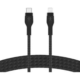 Кабель Belkin USB-C > Lightning заряджання/синхронізації 1м, Type-C, плетений, силіконовий, з ремінц teh0013623