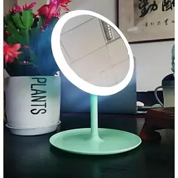 Дзеркало WS з LED підсвічуванням кругле W8 Green (10542) - мініатюра 2