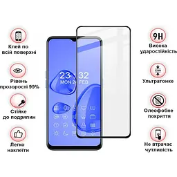Захисне скло BeCover для Realme 10 Black (708570) - мініатюра 3