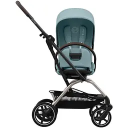 Коляска Cybex Eezy S Twist+ 2 TPE B Stormy Blue з бампером сіро-блакитна (524000111) - мініатюра 3