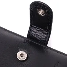 Гаманець для чоловіків зручного розміру з натуральної шкіри ST Leather 22463 чорний - мініатюра 8
