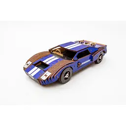 Дерев’яний 3D конструктор Fast car Gt PuzzleOk Puz-26915 164 деталі - мініатюра 2