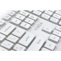Клавіатура Vinga KB410 White - мініатюра 6