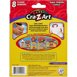 Маркери Cra-Z-Art Super Washable легкозмивні 8 шт. (10000CRA) - мініатюра 2