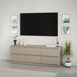 Тумба під телевізор MebelStar Нео 6Ш 150x43x53 см Кашемір (MBS-1282)