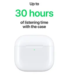 Навушники TWS Apple AirPods 4 (MXP63) - мініатюра 3