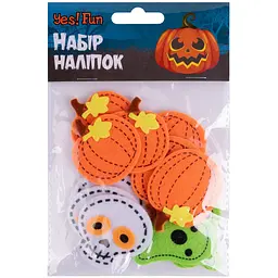 Набір наліпок Yes! Fun Halloween А нам не страшно 12 шт. фетр (974478) - мініатюра 2