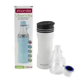 Термокухоль Kamille KM-2061 320 мл білий - мініатюра 9