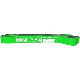 Гумка для фітнесу і кроссфіту PowerPlay 4116 Double Colors Зелено/Сіра (16-32 кг) (PP_4116_Green_(16-32kg))