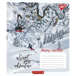Зошит Yes А5 Many worlds! 96 аркушів, лінія (766508), в асортименті - мініатюра 4
