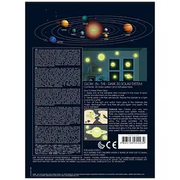 Набір сяючих 3D-наклейок 4M Glow Сонячна система (00-05423) - мініатюра 6