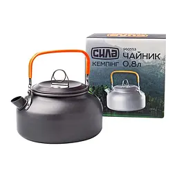 Чайник для походів Premium Pro 140х80/0,8 мм 0,8 л з анодованого алюмінію 30412 - мініатюра 2