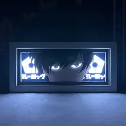 Світильник нічник 3D Синя в'язниця: Блю Лок Рін Ітосі Blue Lock Rin Itoshi 20 см NL3D BL RI