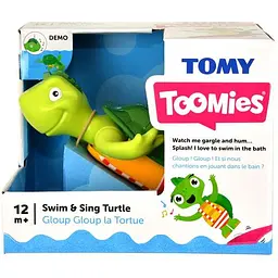 Іграшка для ванної Toomies Черепаха плаває і співає (E2712) - мініатюра 8