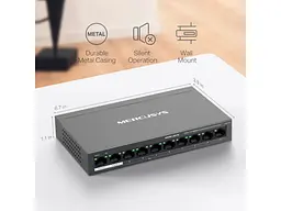 Комутатор Mercusys MS110P - мініатюра 7