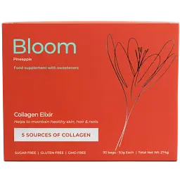 Колагеновий еліксир Progress Nutrition Bloom Collagen Ананас 30 порцій Без цукру Без глютену