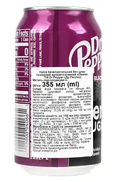 Газований напій Dr Pepper Blackberry Zero Sugar 355 мл - мініатюра 2