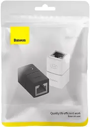 З'єднувач-конектор RJ45 Baseus AirJoy Series Network Cable Connector B00131100111-01 Black - мініатюра 9