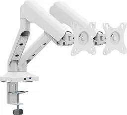 Кріплення настільне для двох моніторів OfficePro 17-35" White (MA452W) - мініатюра 2