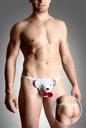 Трусики з ведмедиком - Mens thongs 4492 Soft Line для веселих чоловіків SoftLine 5591449220 24269 - мініатюра 1