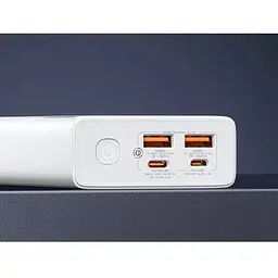 Зовнішній акумулятор Baseus Star-Lord Digital Display для ноутбуків 20000mAh 65W P10022906213-00 білий - мініатюра 5