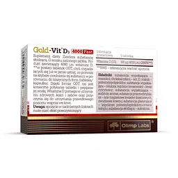 Вітаміни та мінерали Olimp Sport Nutrition Gold-Vit D3 4000 Fast, 90 таблеток - мініатюра 2