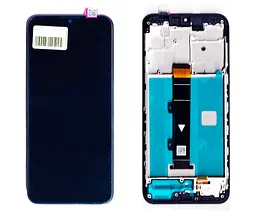 Дисплей Motorola XT2129 G30 чорний + рамка