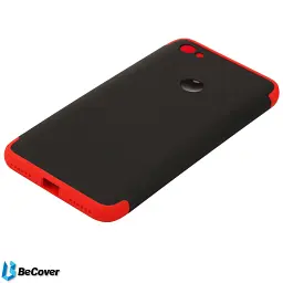 Панель BeCover Super-protect Series для Xiaomi Redmi Note 5A Black-Red (701870) - мініатюра 4