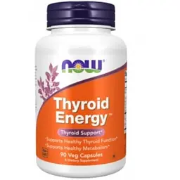 Харчова добавка Now Foods Thyroid Energy здоров'я щитовидної залози у капсулах №90