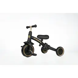 Велосипед біговел з ручкою Qplay Stager 3 в 1 Black (T80STAGERBlack) - мініатюра 2