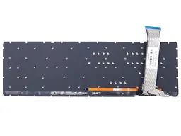Клавіатура для ASUS ROG GL752, GL752V, GL752VL, GL752VW, GL752VWM (RU Black без рамки з підсвічуванням) - мініатюра 2