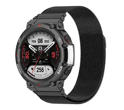 Міланський сітчастий ремінець Primolux для годинника Xiaomi Amazfit T-Rex 2 (A2170) Black - мініатюра 3