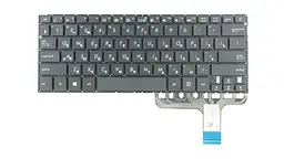 Клавіатура для ноутбука ASUS (UX305FA, UX305CA) rus, black, без фрейма - мініатюра 2
