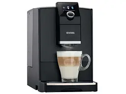 Nivona Кавомашина CafeRomatica 2.2л, зерно + мелена, автомат.капучинатор, авторецептів - 7, чорний - мініатюра 2