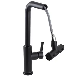 Змішувач для кухні Globus Lux Alpen SBT1-2044-BB Чорний матовий - мініатюра 5