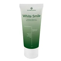 Зубна паста White Smile від карієсу та чутливості зубів Рослина Карпат 75 мл