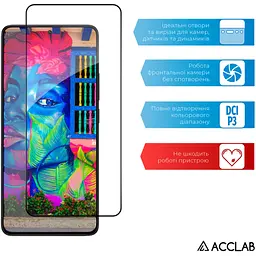 Скло захисне ACCLAB Full Glue Xiaomi Poco X6 Pro Black (1283126588679) - мініатюра 5