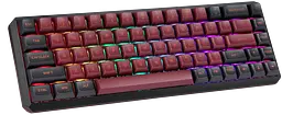 Клавіатура бездротова Motospeed Darmoshark K5 Gateron Red RGB Red-Black (dmk5rbgr) - мініатюра 2