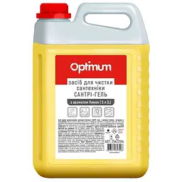 Рідина для чищення ванн PRO service Optimum Для миття та дезінфекції сантехніки Лимон 5 л (4823071623208)