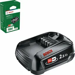 Акумулятор PBA 18В 2.5А·год 0.3кг Bosch hoz0014242 - мініатюра 5