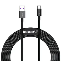 Кабель Baseus USB2.0AM-Type-C M, 2 м,(20V/3A), (66W) Superior Series Чорний (CATYS-A01)