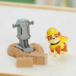 Ігровий набір Rubble & Crew з двох фігурок цуценят та кінетичного піску Кремез і Мікс (SM28503/6066686) - мініатюра 5
