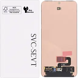 Дисплей Samsung S926 Galaxy S24+ чорний, Amoled, оригінал, сервісне пакування, GH82-33332A