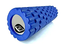 Масажний ролер EasyFit Grid Roller Mini 30 см синій