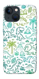 TPU чохол Demsky Dino pattern для Apple iPhone 13 mini (5.4")